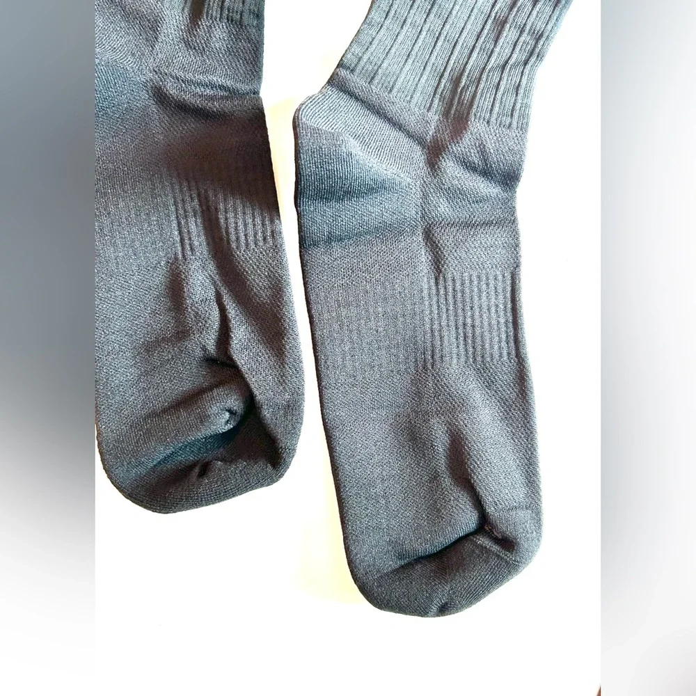 Black Travel Socks for Women